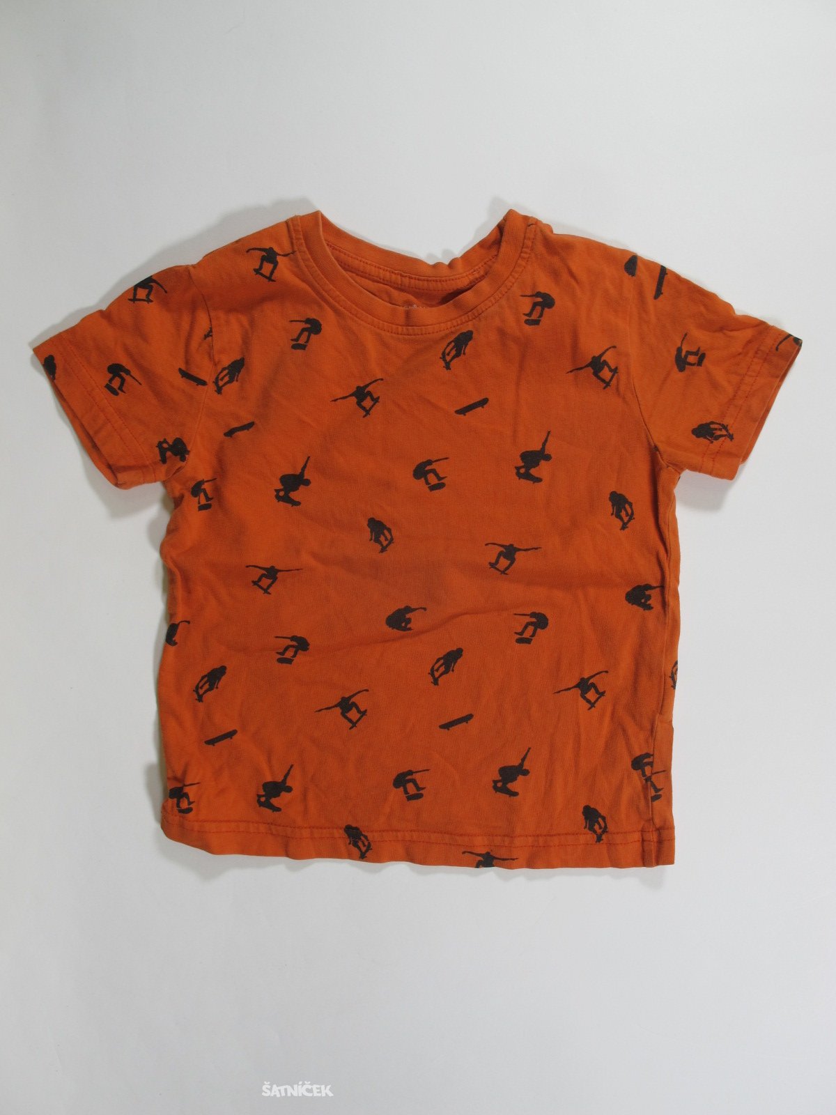 Oranžové  triko pro kluky 