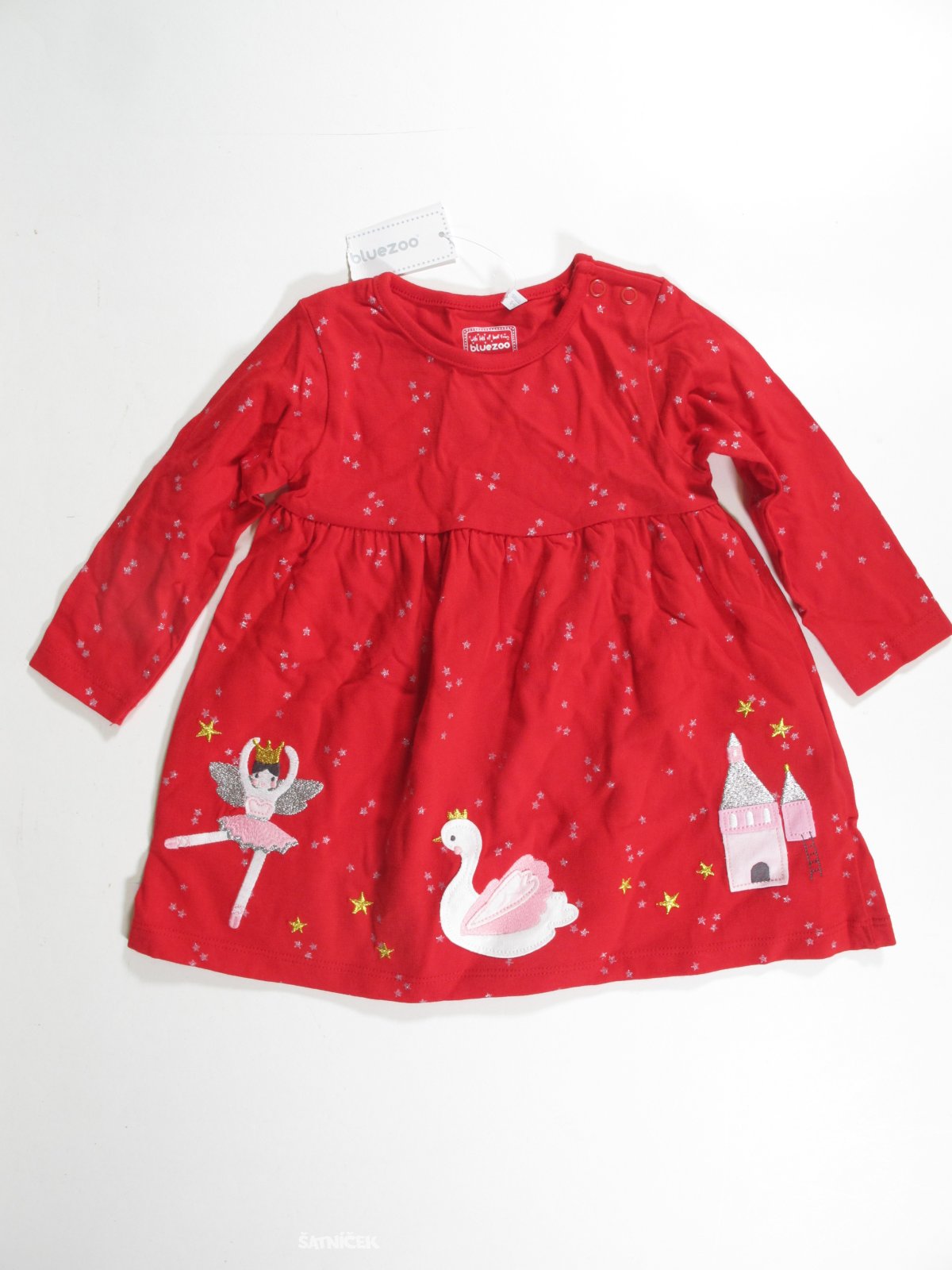 Šaty- tunika pro holky červená outlet 