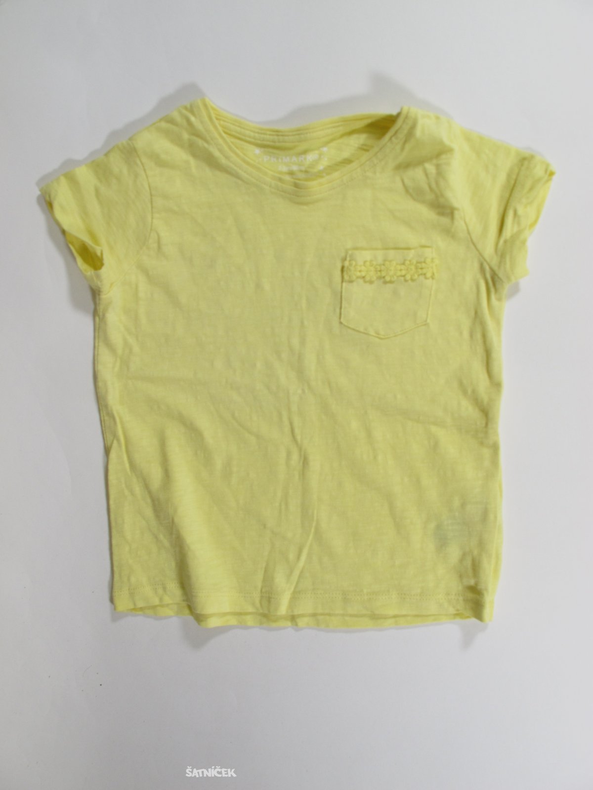 Dívčí triko žluté secondhand