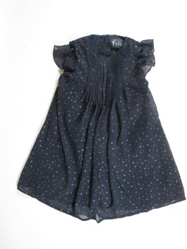 Šaty pro holky modré  s hvězdičkami secondhand