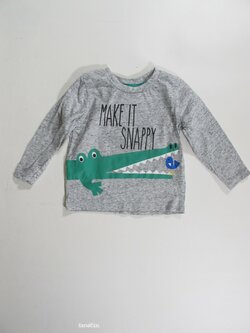 Triko dl.rukáv pro kluky šedé secondhand Triko dl.rukáv pro kluky šedé secondhand