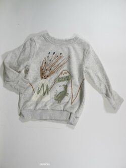 Šedá mikina pro kluky secondhhand Šedá mikina pro kluky secondhhand