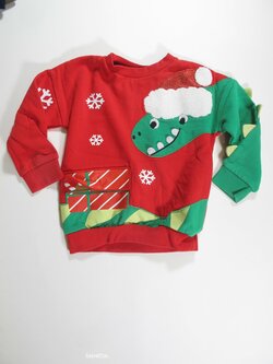 Mikina pro kluky zeleno červená secondhand Mikina pro kluky zeleno červená secondhand