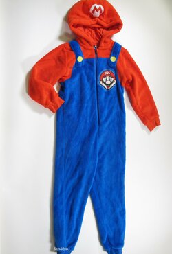 Fleesový overal pro kluky Mario secondhand Fleesový overal pro kluky Mario secondhand