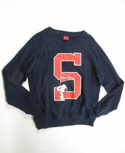 MIkina modrá dámská -dívčí secondhand MIkina modrá dámská -dívčí secondhand