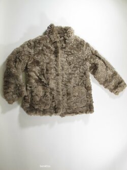 Kabátek na patentky chlupatý secondhand Kabátek na patentky chlupatý secondhand