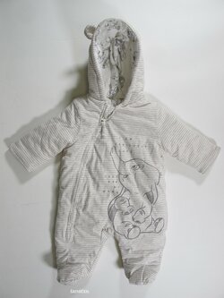 Zímní pruhovaná kombinéza pro kluky secondhand Zímní pruhovaná kombinéza pro kluky secondhand