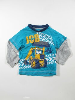 Triko dl.rukáv pro kluky zeleno šedé secondhand Triko dl.rukáv pro kluky zeleno šedé secondhand