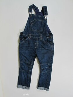 Džínové kalhoty s laclem secondhand Džínové kalhoty s laclem secondhand