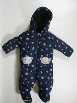 Zimní kombinéza pro kluky s hvězdičkami secondhand Zimní kombinéza pro kluky s hvězdičkami secondhand