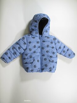 Puntíkovaná zimní bunda pro holky secondhand Puntíkovaná zimní bunda pro holky secondhand