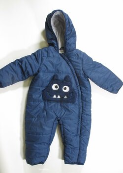 Zimní kombinéza pro kluky modrá secondhand Zimní kombinéza pro kluky modrá secondhand