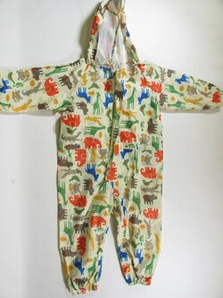 Zvířátkový šustákový overal pro kluky secondhand Zvířátkový šustákový overal pro kluky secondhand