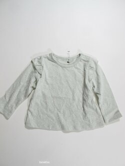 Triko dl rukáv bílo zelenkavé secondhand Triko dl rukáv bílo zelenkavé secondhand