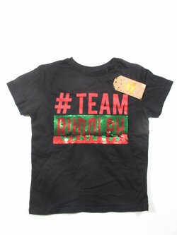 Triko černé s nápisem pro holky outlet 