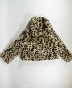 Chlupatý kabátekl pro holky secondhand Chlupatý kabátekl pro holky secondhand