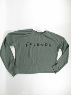 Mikina pro holky zelená crop secondhand Mikina pro holky zelená crop secondhand