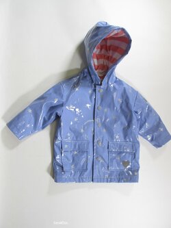 Pogumovaná bunda s hvězdičkami pro holky secondhand Pogumovaná bunda s hvězdičkami pro holky secondhand