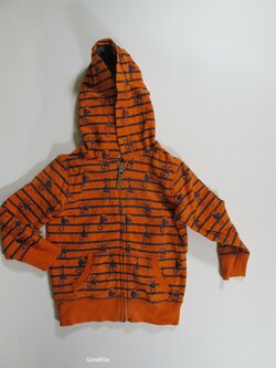 Modro oranžová mikina pro kluky Modro oranžová mikina pro kluky