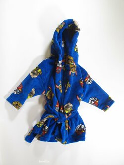 Modrý obrázkový župan pro kluky secondhand Modrý obrázkový župan pro kluky secondhand