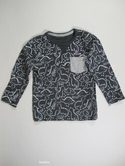 Triko dl.rukáv pro kluky s dinosaury  secondhand