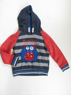 Červeno šedá mikina pro kluky secondhand Červeno šedá mikina pro kluky secondhand