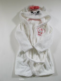 Bílý župan s kočičkou second hand Bílý župan s kočičkou second hand