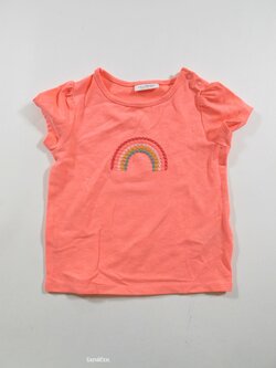 Neonové triko s duhou second hand Neonové triko s duhou second hand