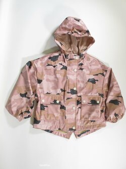 Pogumovaná bunda maskáčová pro holky secondhand Pogumovaná bunda maskáčová pro holky secondhand