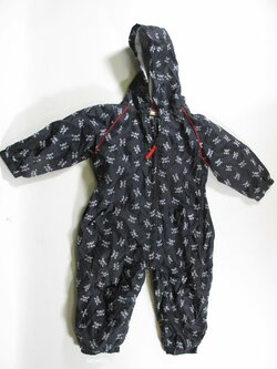 Šustákový overal s lebkami pro kluky secondhand Šustákový overal s lebkami pro kluky secondhand