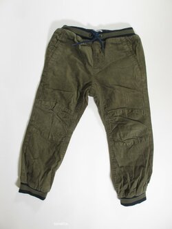 Manžestrové kalhoty pro kluky zelené outlet Manžestrové kalhoty pro kluky zelené outlet