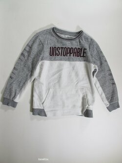 Mikina pro kluky bílo šedá secondhand Mikina pro kluky bílo šedá secondhand