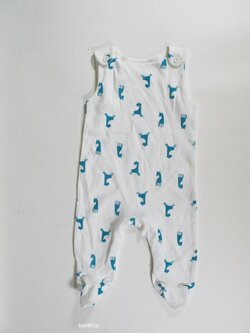 Bílo zelené dupačky pro kluky secondhand Bílo zelené dupačky pro kluky secondhand