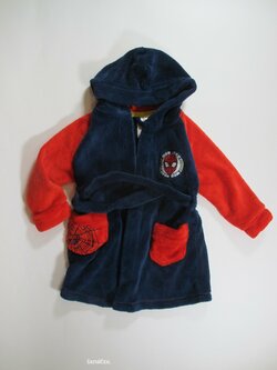 Župan pro kluky modro červený spiderman secondhand Župan pro kluky modro červený spiderman secondhand