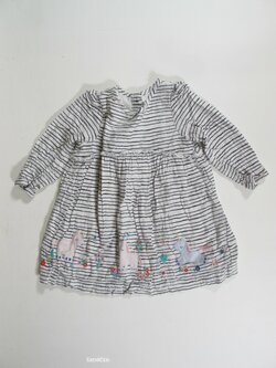 Šaty dl rukáv pro holky s pruhem secondhand Šaty dl rukáv pro holky s pruhem secondhand