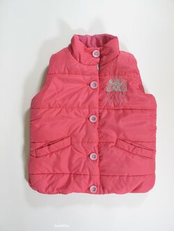 Chlupatá vesta pro holky růžová secondhand Chlupatá vesta pro holky růžová secondhand