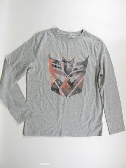 Triko dl rukáv pro kluky šedé secondhand