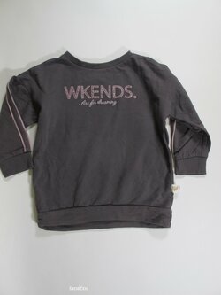 Mikina pro holky černo šedo růžová secondhand