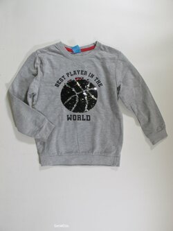 Sportovní mikina šedá pro kluky secondhand Sportovní mikina šedá pro kluky secondhand