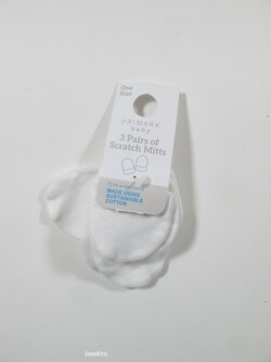 3x bílé rukavičky pro děti outlet 