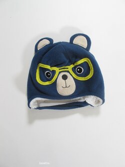 Zimní hnědá čepice pro kluky s oušky secondhand Zimní hnědá čepice pro kluky s oušky secondhand