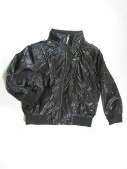 Šustáková černá bunda pro kluky secondhand Šustáková černá bunda pro kluky secondhand