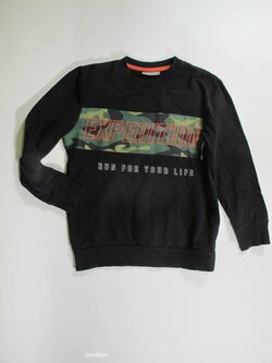 Černá  mikina pro  kluky  secondhand