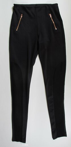 Černé kalhoty dívčí elastické second hand Černé kalhoty dívčí elastické second hand