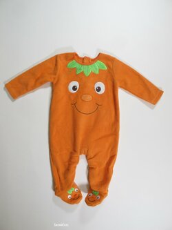 Fleesové dupačky pro děti dýně secondhand Fleesové dupačky pro děti dýně secondhand