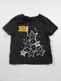 Tm šedé triko s potiskem secondhnad Tm šedé triko s potiskem secondhnad