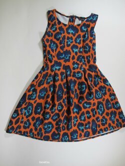 Vzorované šaty a ramínka secondhand Vzorované šaty a ramínka secondhand