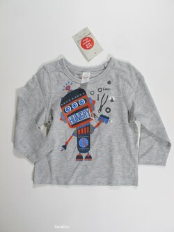 Triko dl.rukáv pro kluky šedé outlet secondhnad Triko dl.rukáv pro kluky šedé outlet secondhnad