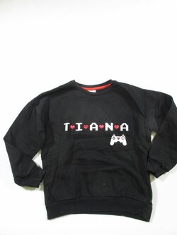 Černá mikina pro holky secondhand Černá mikina pro holky secondhand