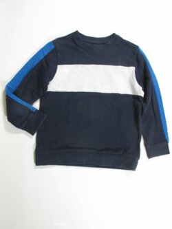 Mikina pro kluky modro bílá secondhand Mikina pro kluky modro bílá secondhand